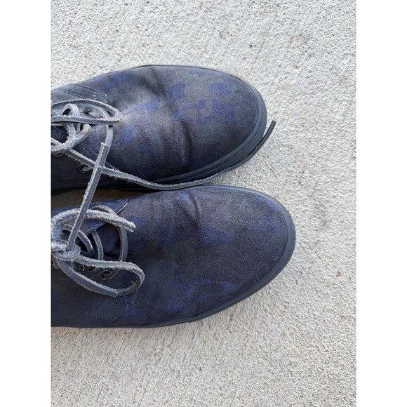Del Toro Mens Chukka Shoes - Navy Camp -  MADE IN ITALY - Size 11 main image 8